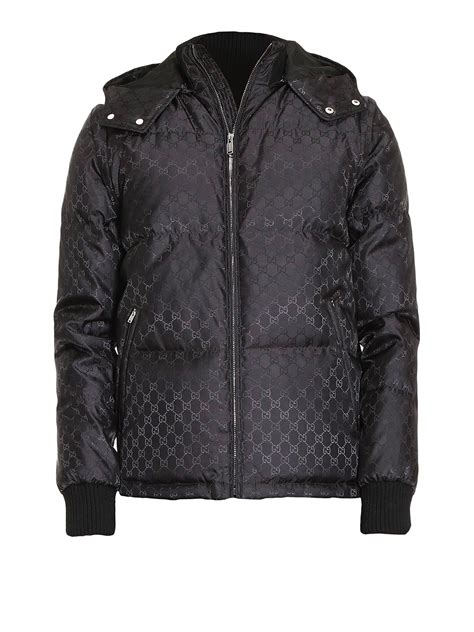 gucci puffer jacket black|black puffer gilet women.